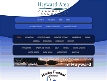 Tablet Screenshot of haywardareachamber.com